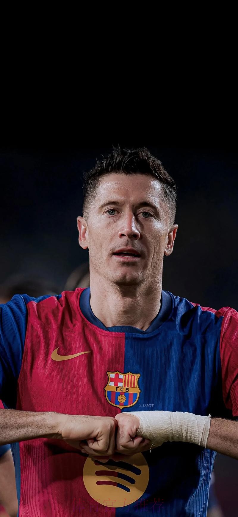 每体对比皇萨锋线：莱万拉菲亚马尔造34球